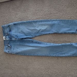 Agolde, Toni, mid rise, slim leg, light blue, Sz 25 jeans